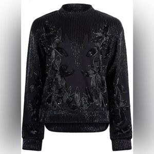 RtA Quiet Luxury Heavy Beaded Embroidered Italian 100% Cotton MSRP $995 NWT
